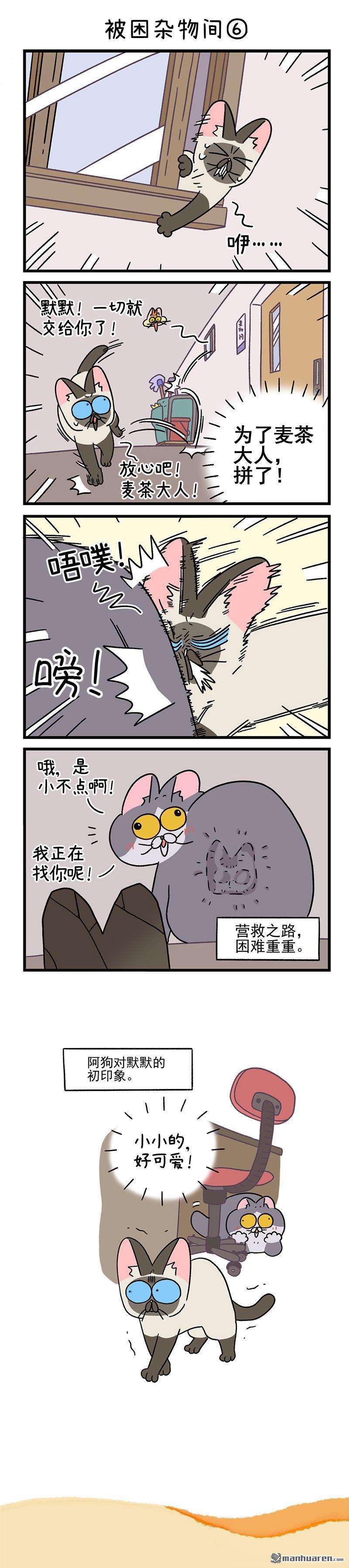 阿满和麦茶第70话 被困杂物间（下）