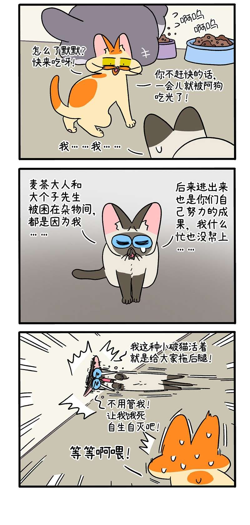 阿满和麦茶第79话 默默是大功臣