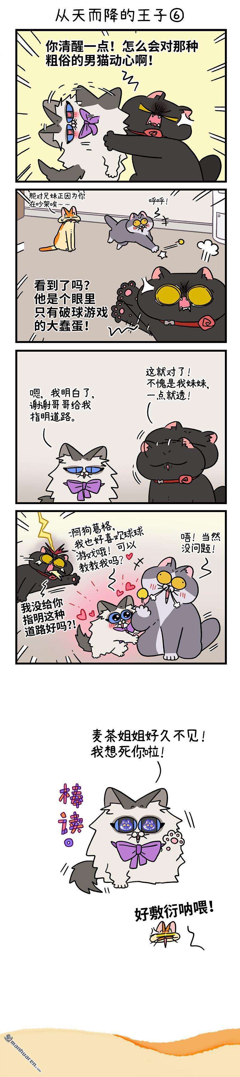 阿满和麦茶第100话 从天而降的王子（下）