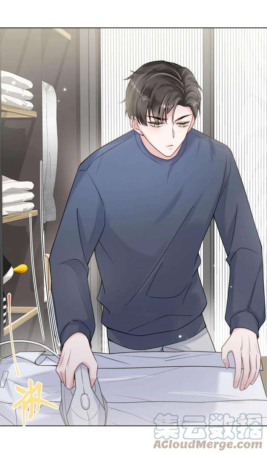 覆水满杯004 男人家里有个人帮着烫衣服还挺浪漫的。