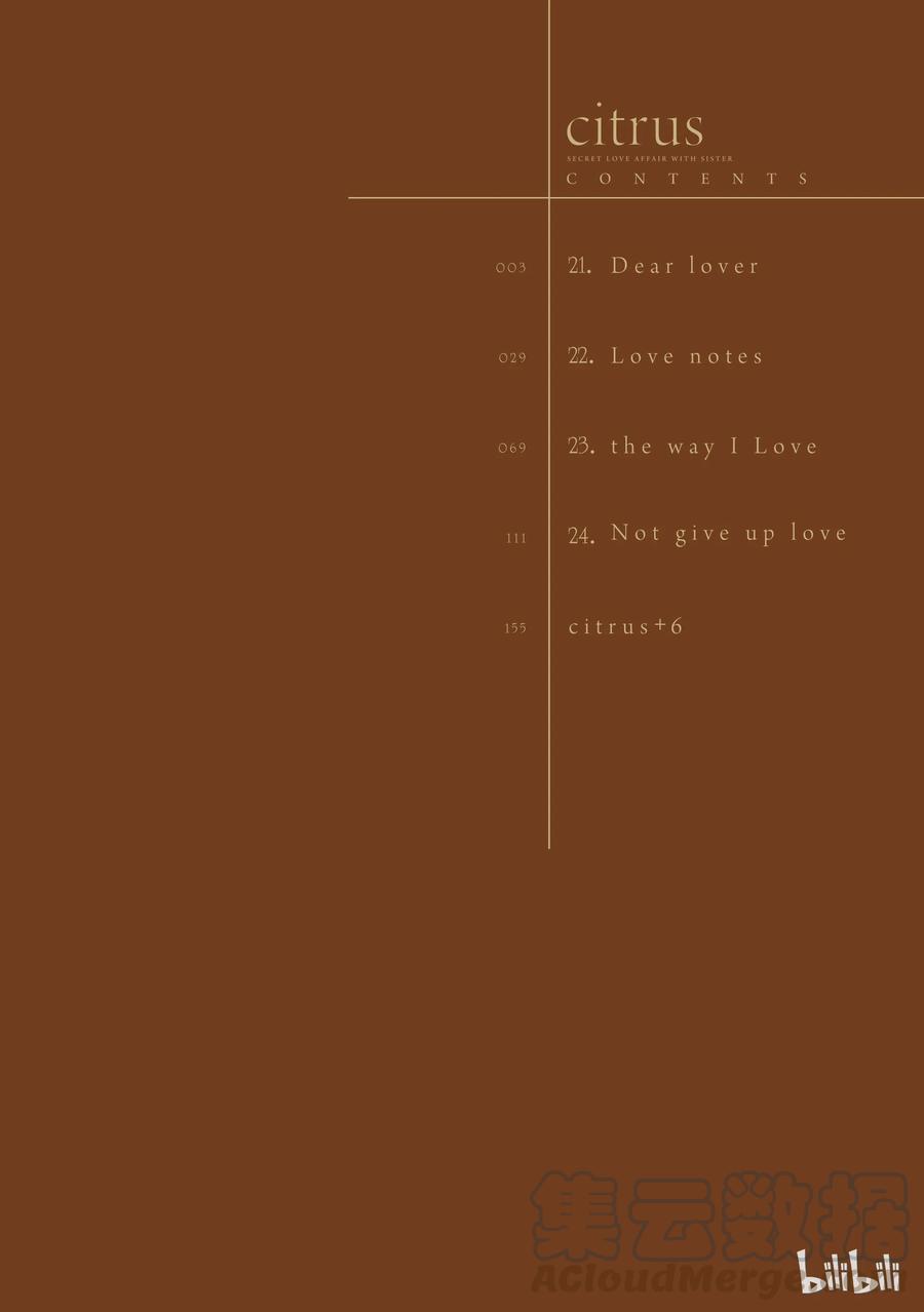 citrus 柑橘味香气21 Dear lover