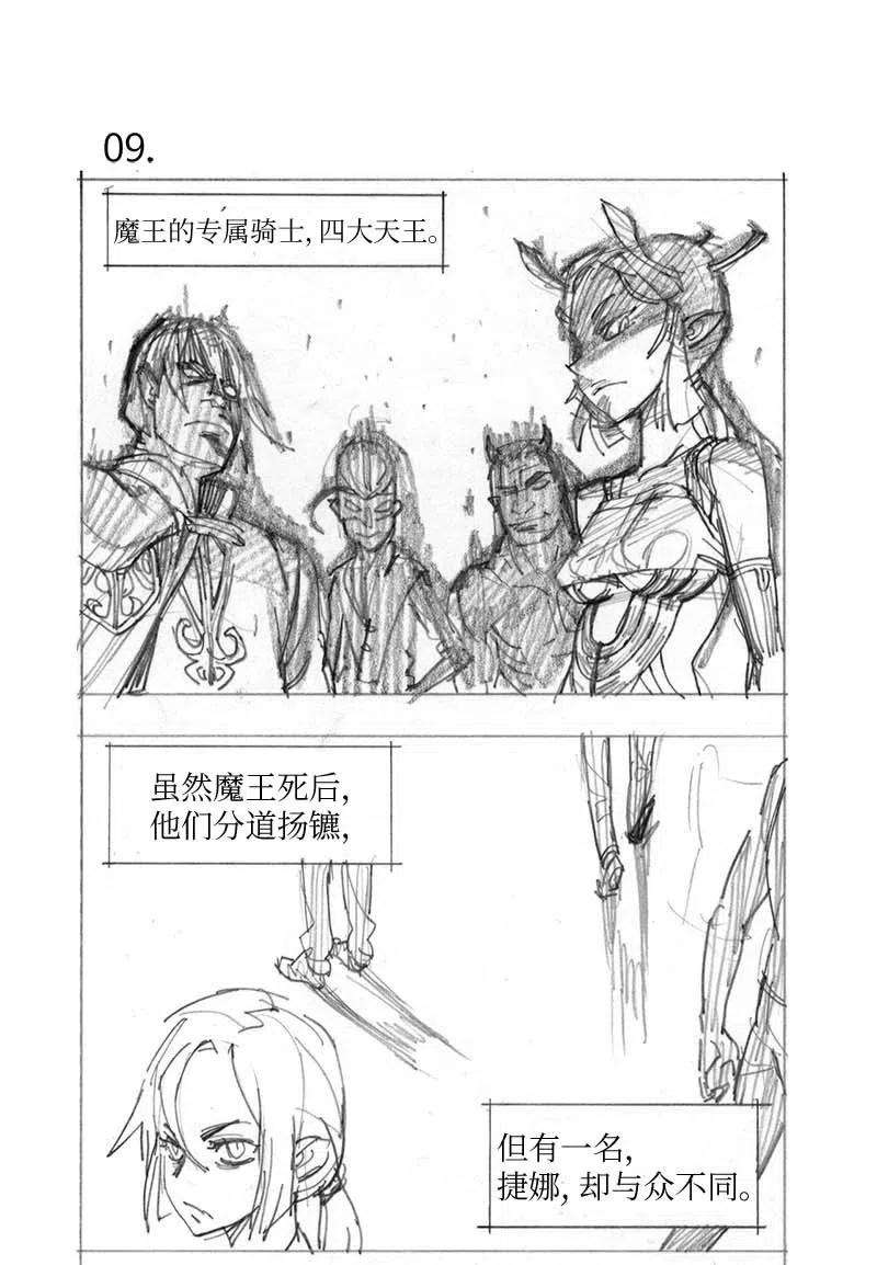 拯救世界后勇士只想做个宅男特别篇1 线稿大放送1