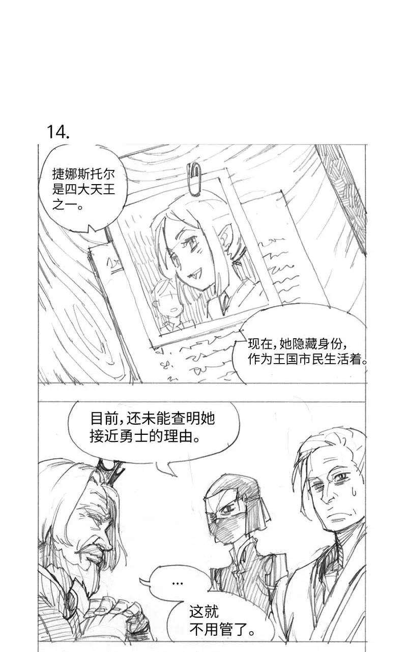 拯救世界后勇士只想做个宅男特别篇1 线稿大放送1