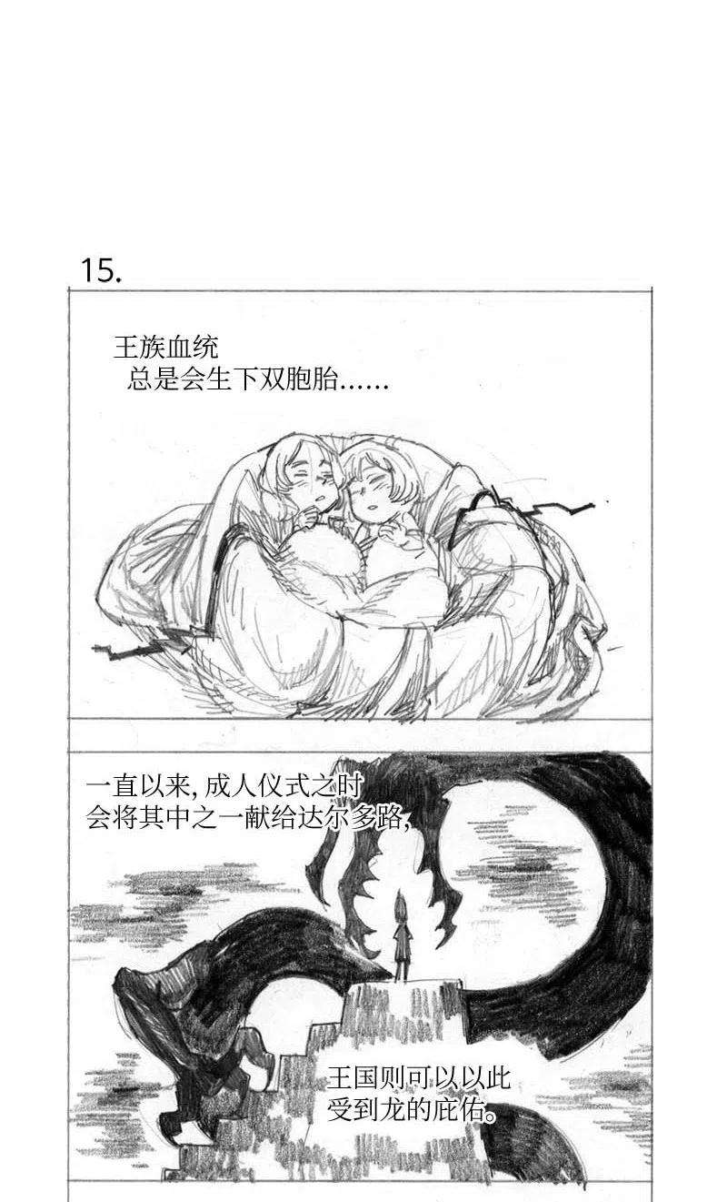 拯救世界后勇士只想做个宅男特别篇1 线稿大放送1