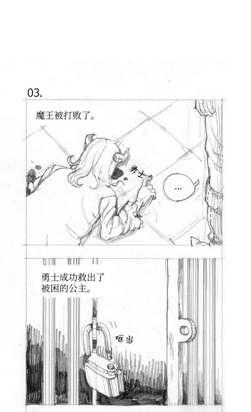 拯救世界后勇士只想做个宅男特别篇1 线稿大放送1