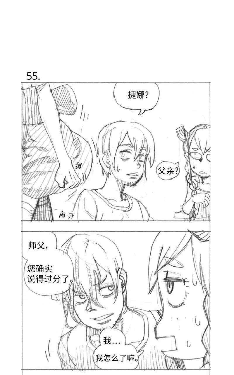 拯救世界后勇士只想做个宅男特别篇3 线稿大放送3
