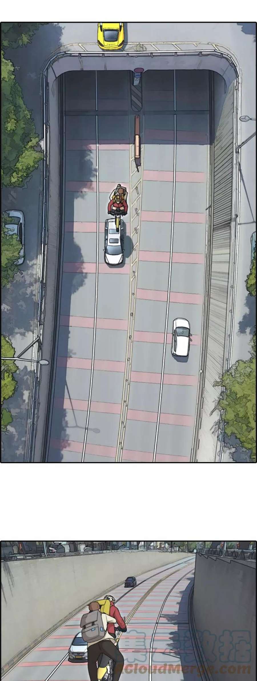 青春白卷第182话 摩托追击战（2）