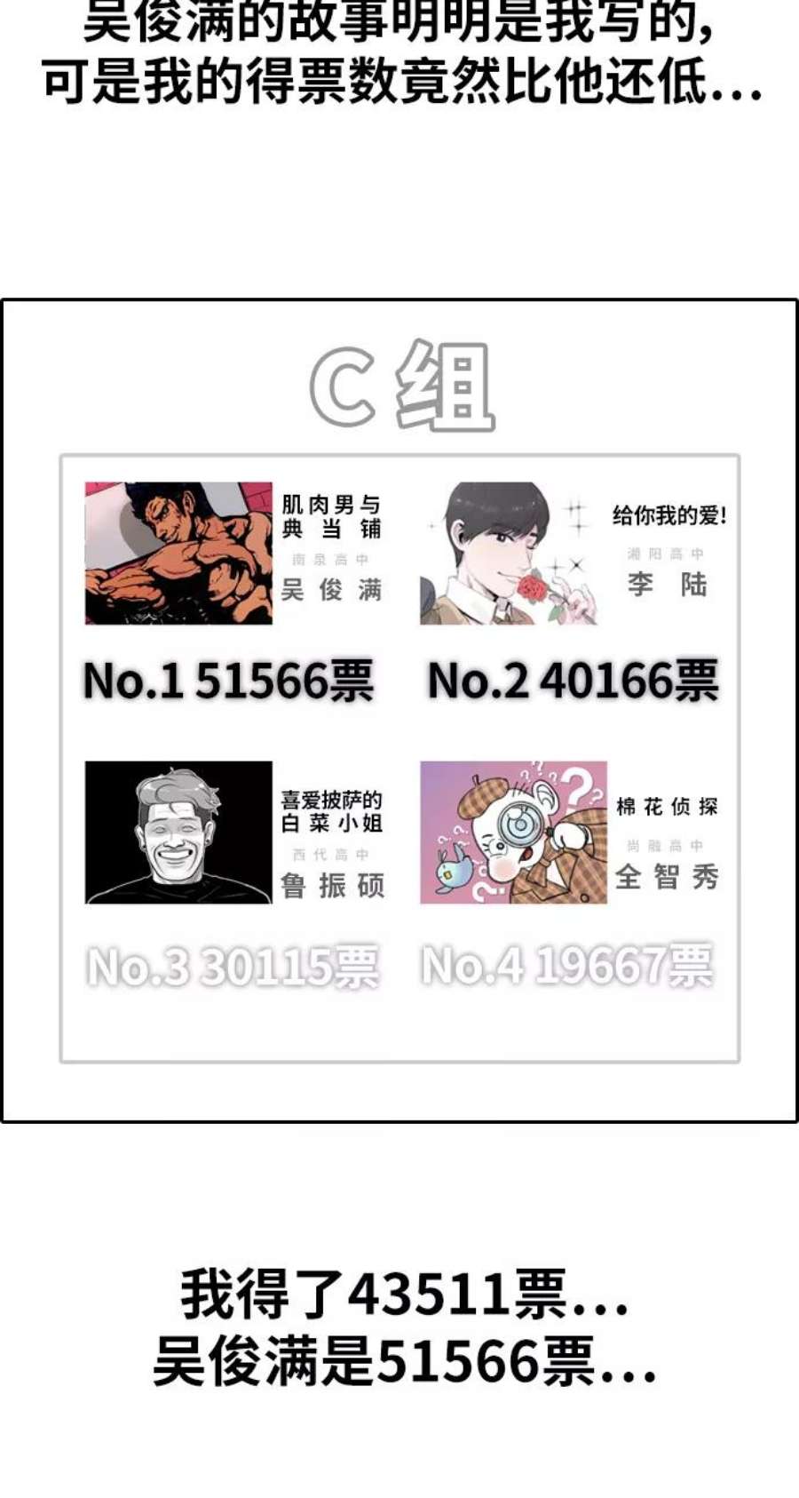 青春白卷第338话 第二次高中漫画16强之战（3）