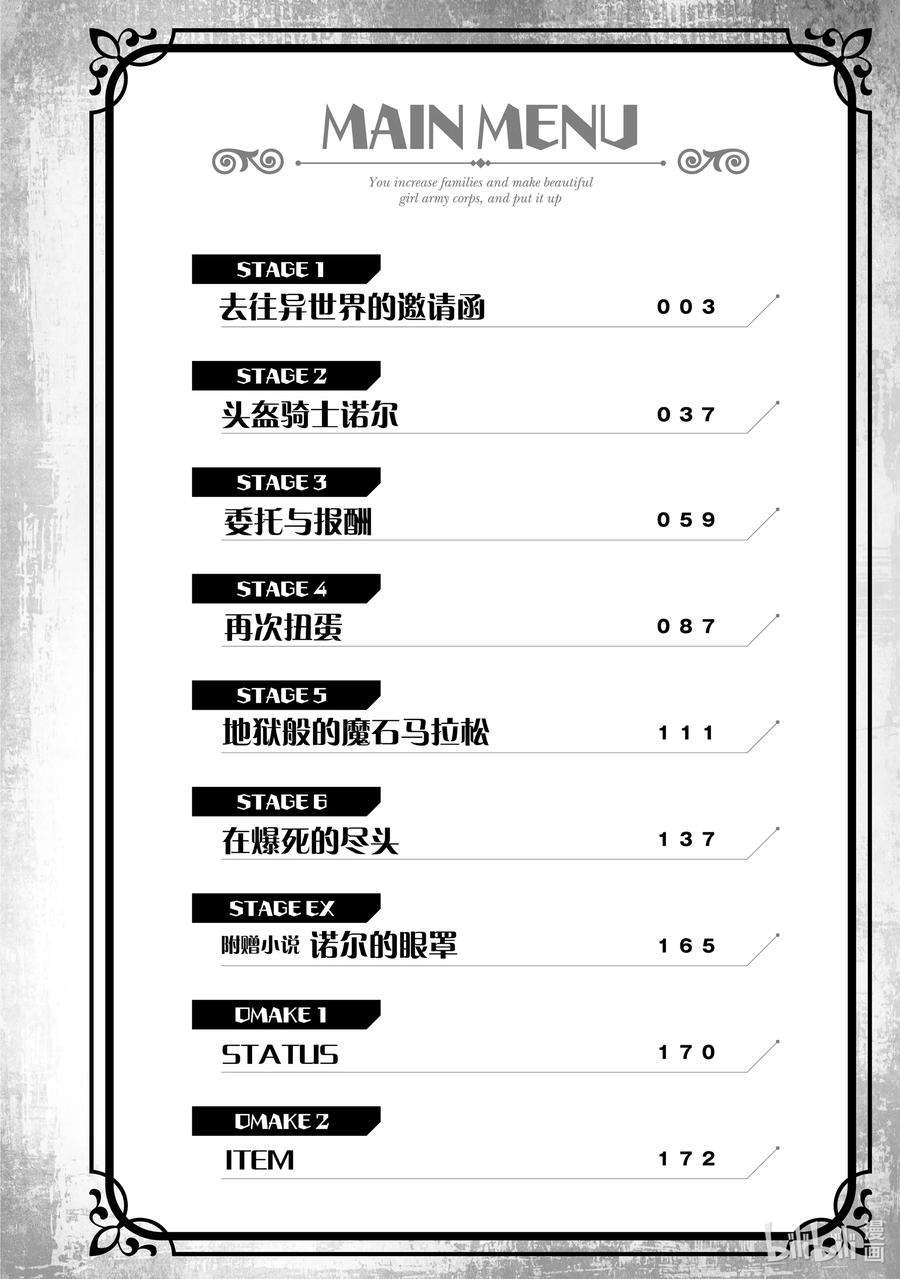 通过扭蛋增加同伴，组建成最强的美少女军团STAGE 1 去往异世界的邀请函