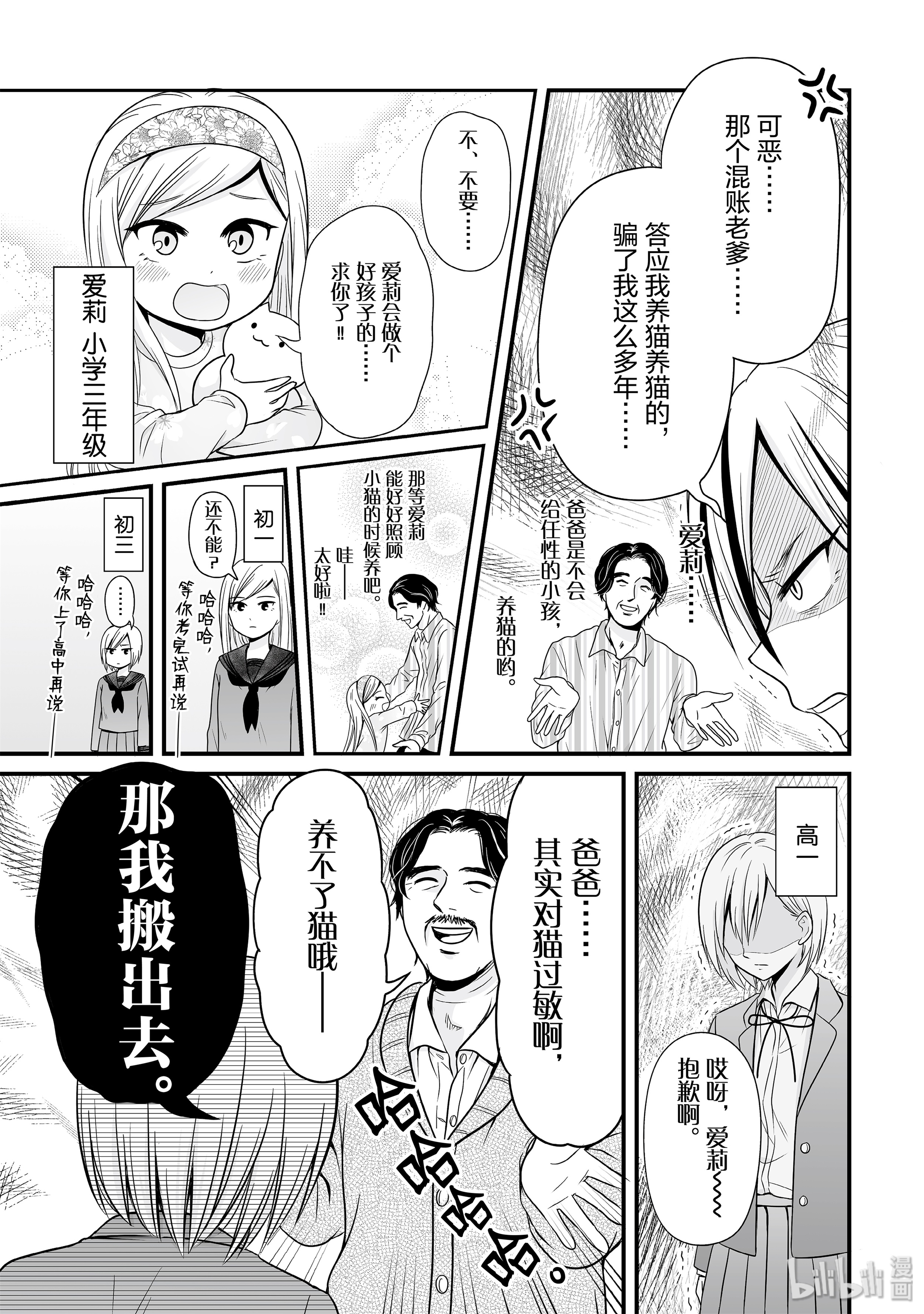 女高中生的虚度日常67 野猫