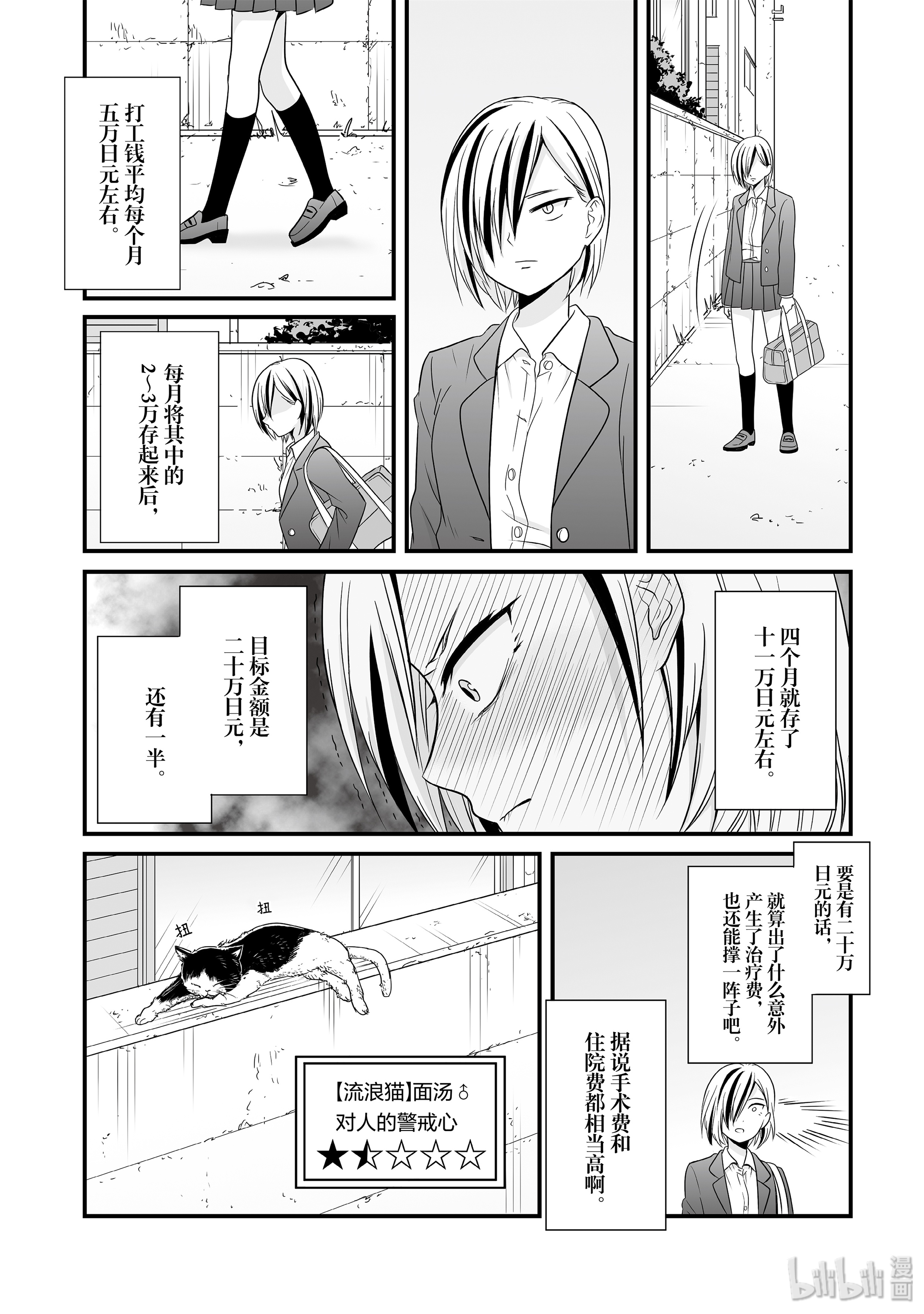 女高中生的虚度日常68 上学