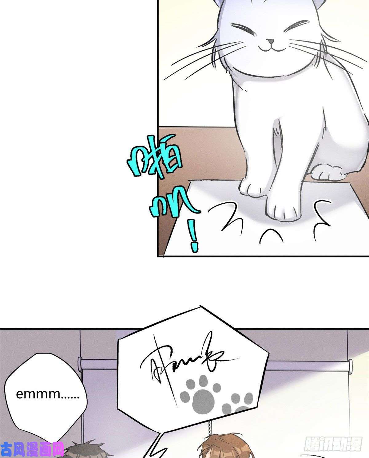 今天也要努力当只猫第17话 签名！