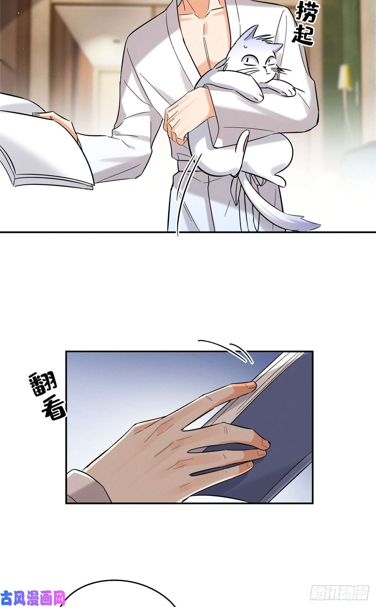 今天也要努力当只猫第28话 画你