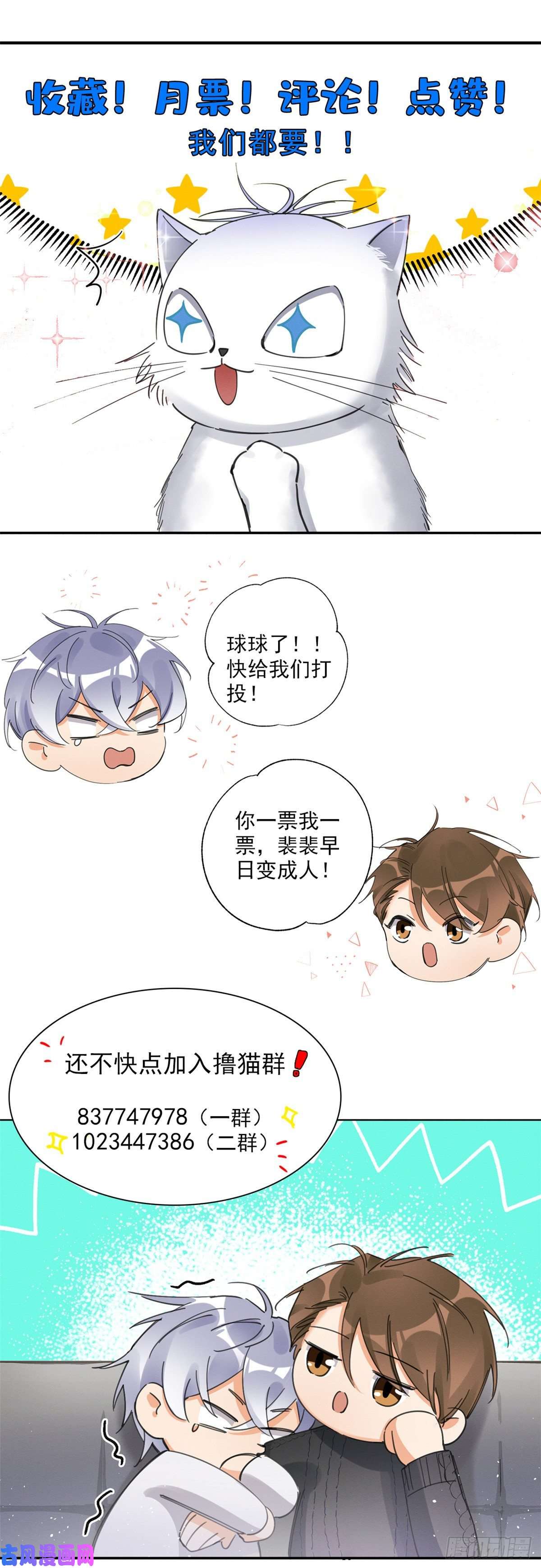 今天也要努力当只猫第28话 画你