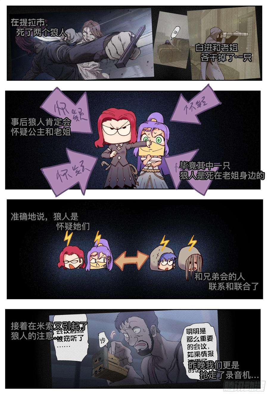 杀狼贤者209话,争吵、吐露