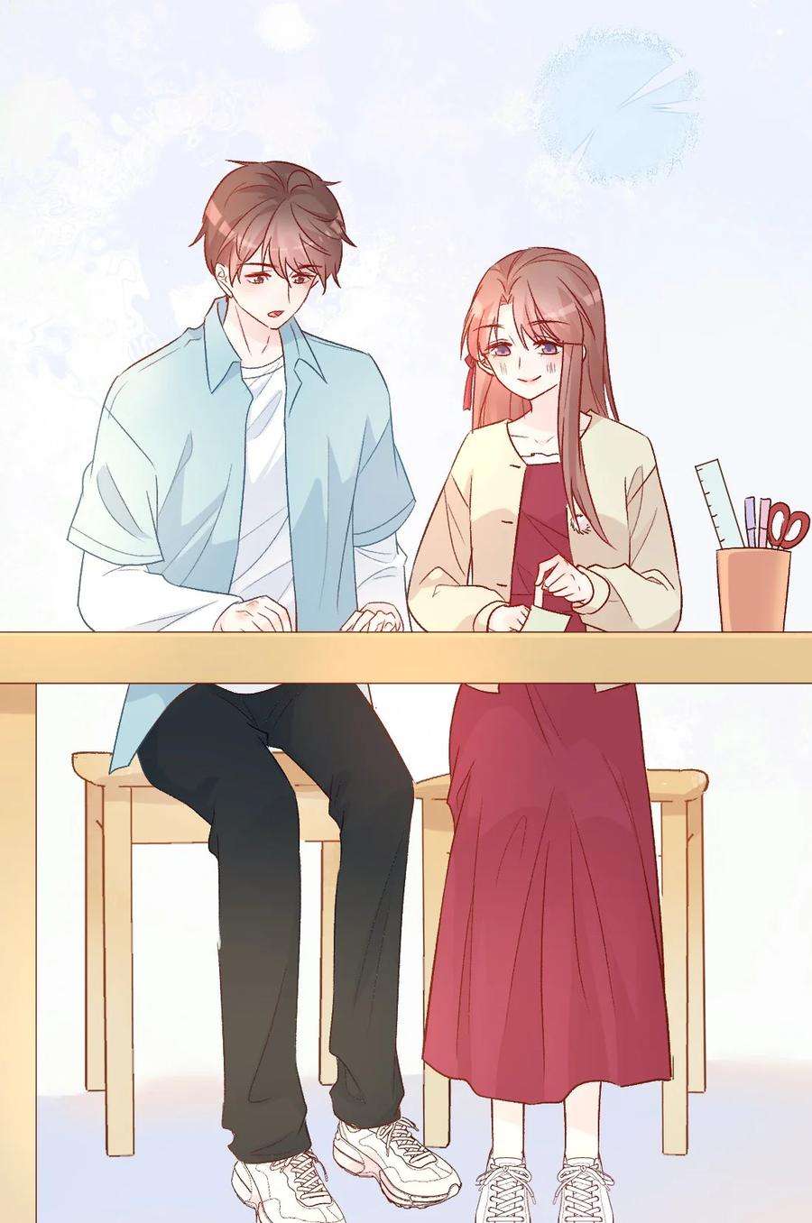 看见时间的少女19话 做手工