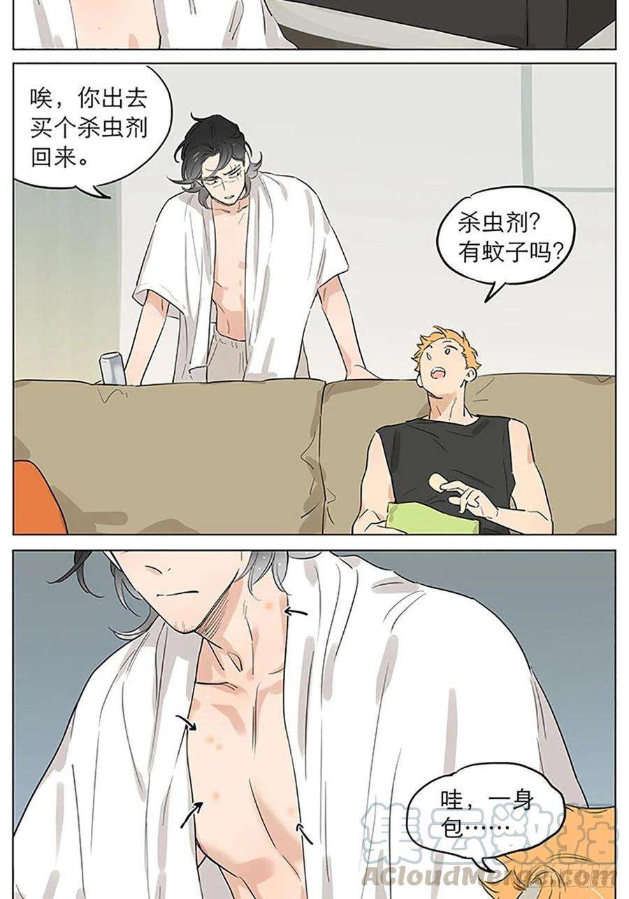 捡了东西的狼有蚊子。