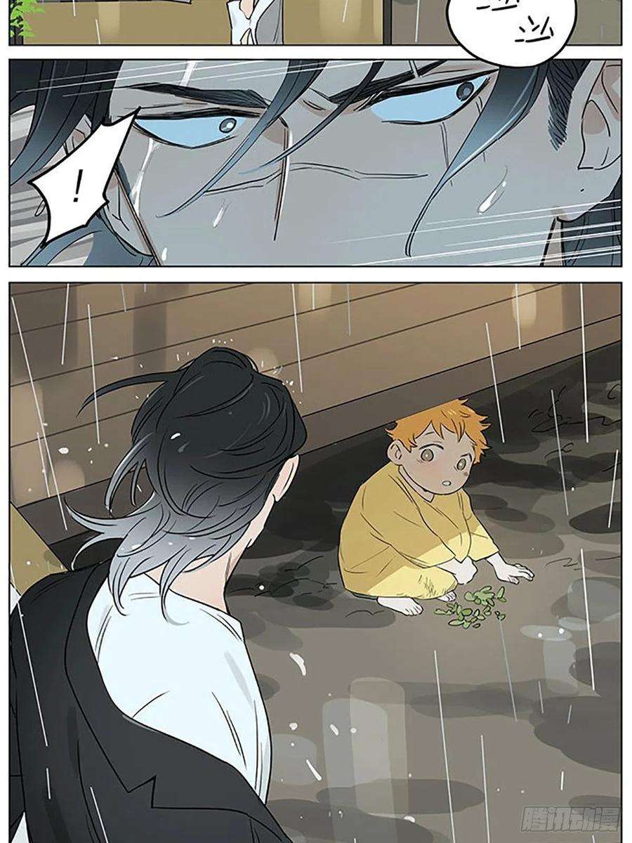 捡了东西的狼雨。