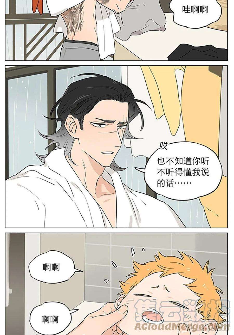 捡了东西的狼还是那个下雨天~