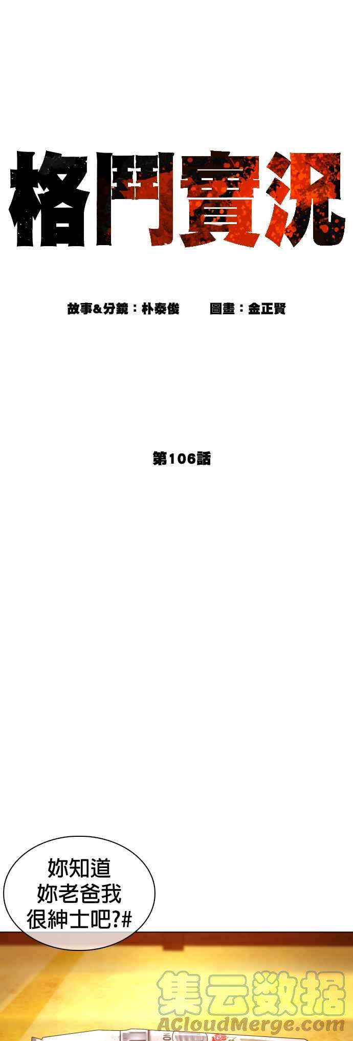 格斗实况106话 意外地很有魄力呢…@