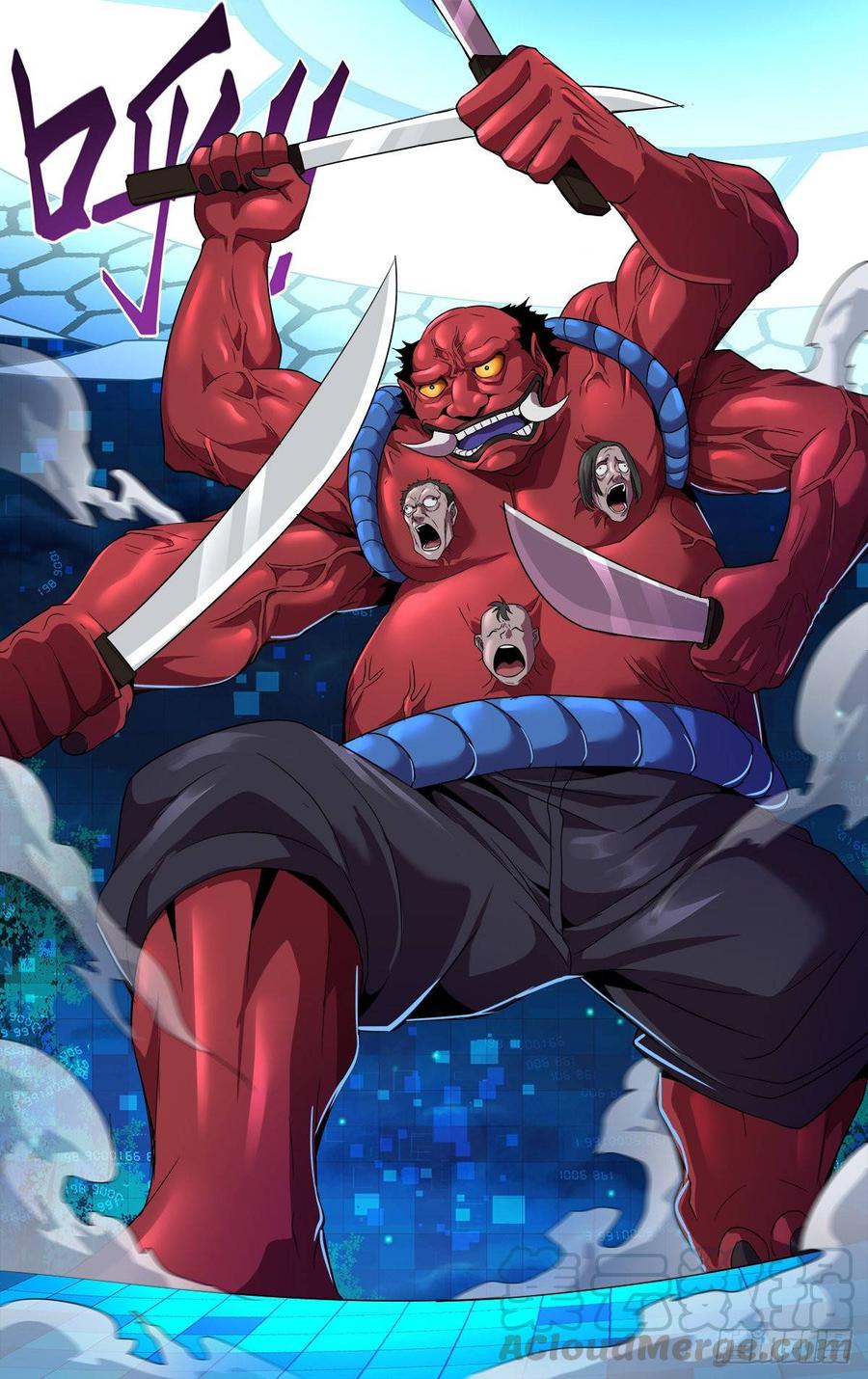 怪物领域137话（冷炎VS张子强）