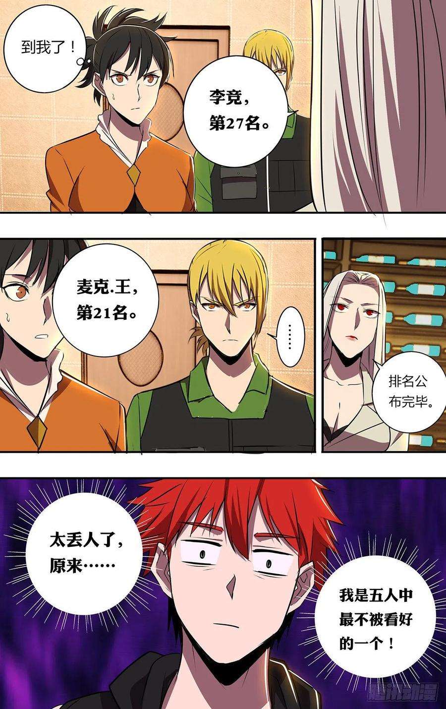 怪物领域187话（玩家排名）