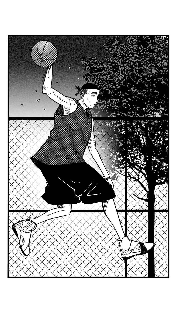 宅男打篮球第65话 深夜单挑 PART4