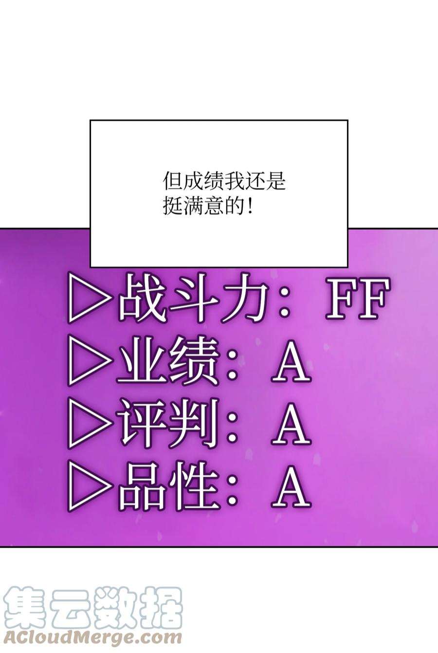 FFF级勇士求关注107 成绩不合格