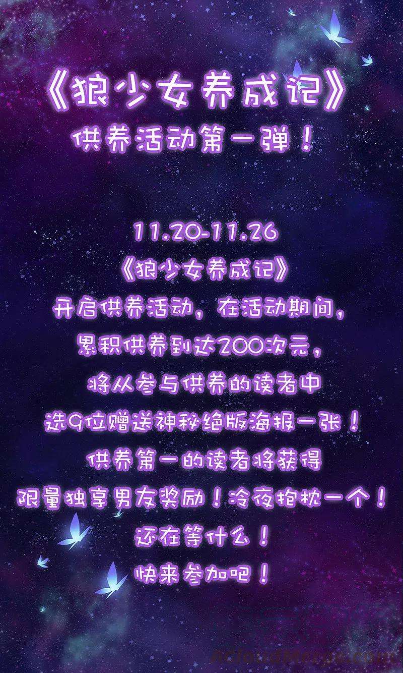 狼少女养成记11月20日供养活动 神秘好礼等你拿！