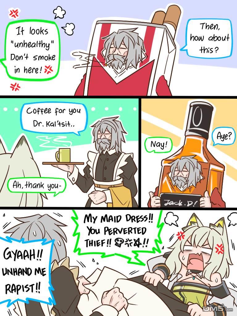 明日方舟的老年博士第76话 不按常理出牌的老爷子