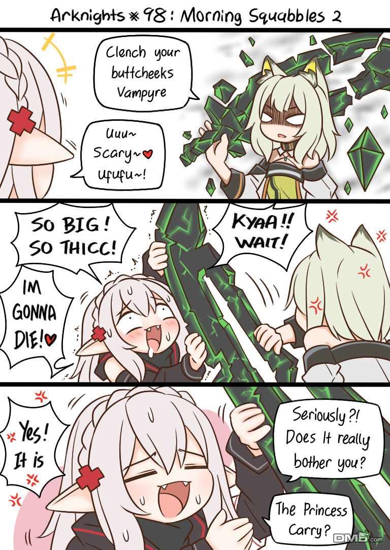 明日方舟的老年博士第98话 早起的人儿有架吵2