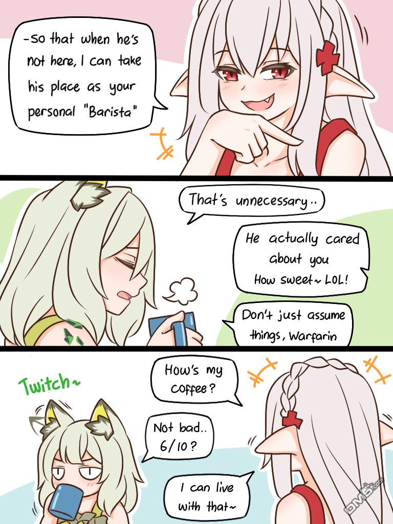 明日方舟的老年博士第105话 等一个人的咖啡3