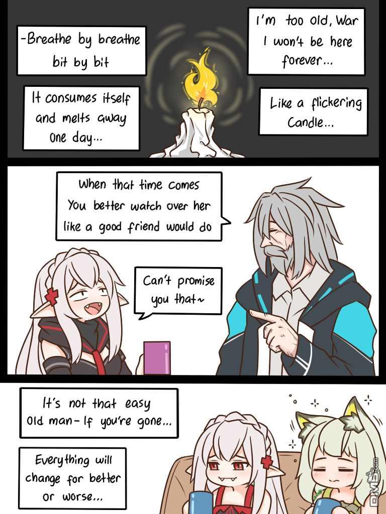 明日方舟的老年博士第106话 等一个人的咖啡4