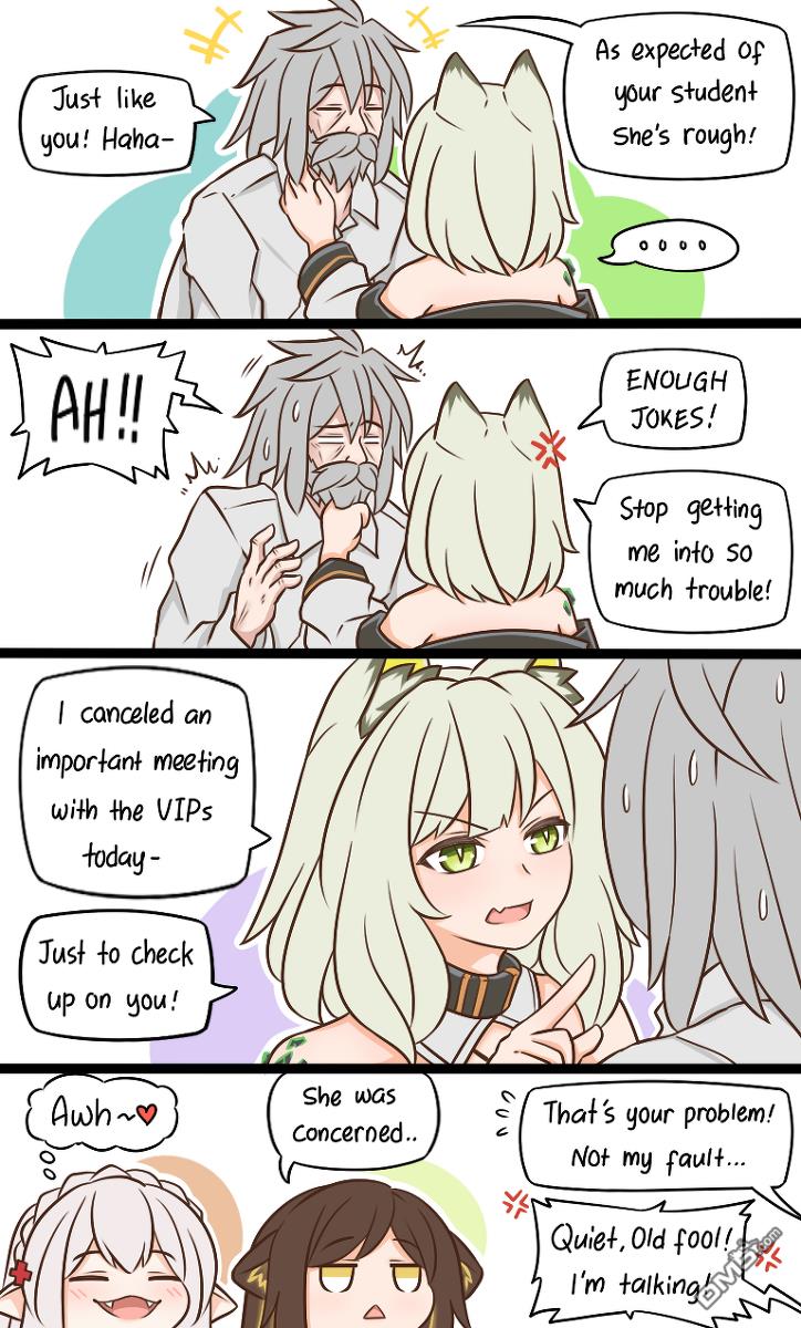 明日方舟的老年博士第113话 胡言乱语，蒙混过关