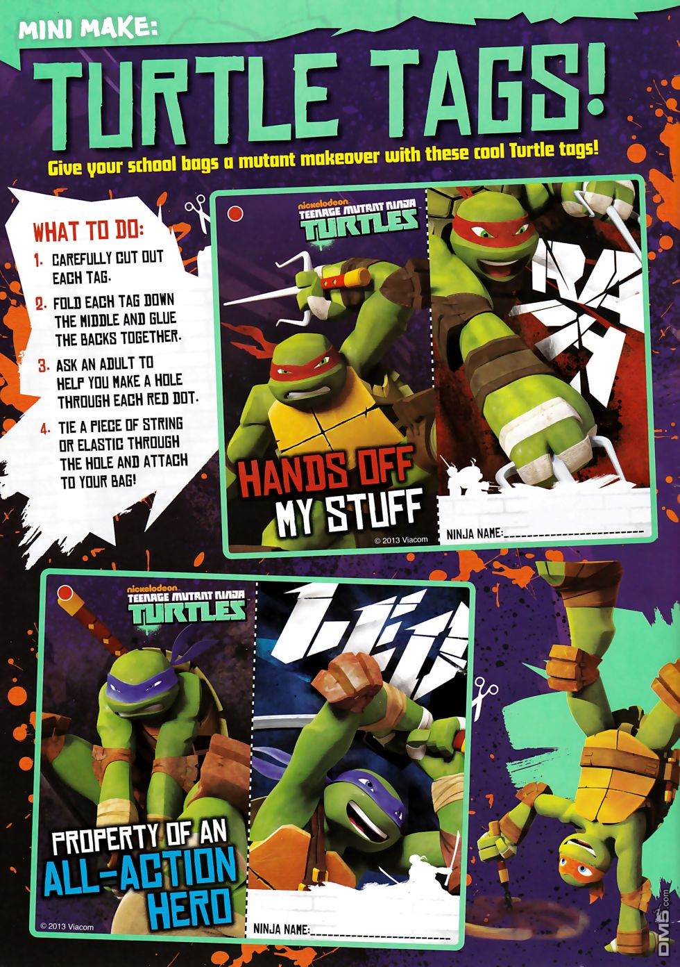 忍者神龟2012：UK杂志配套漫画第1话