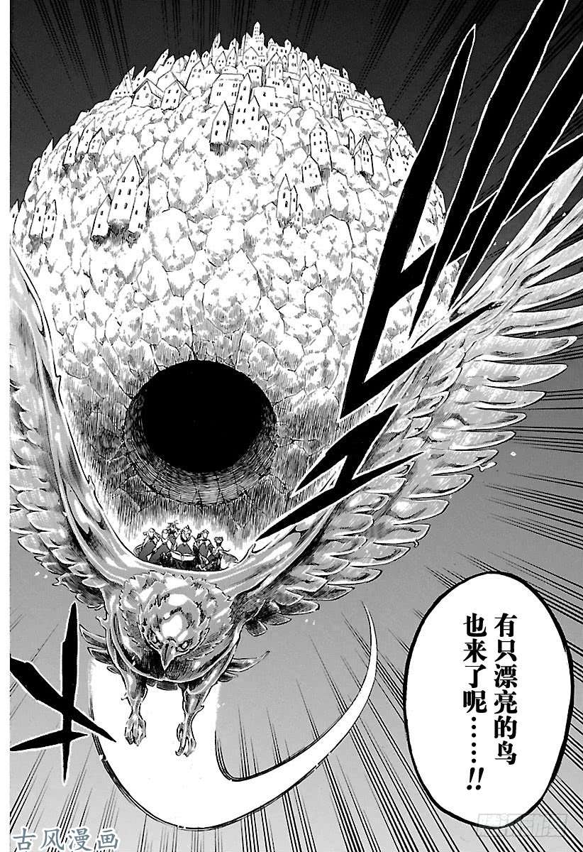 黑色四叶草第174话 飞来