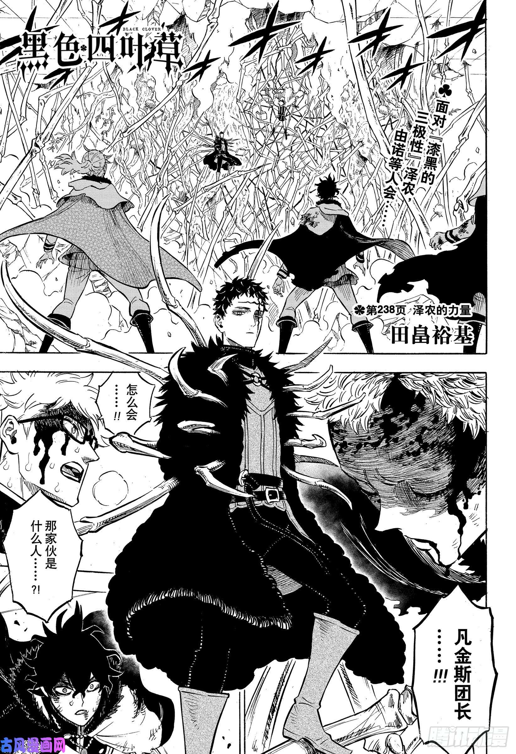 黑色四叶草第238话 泽农的力量