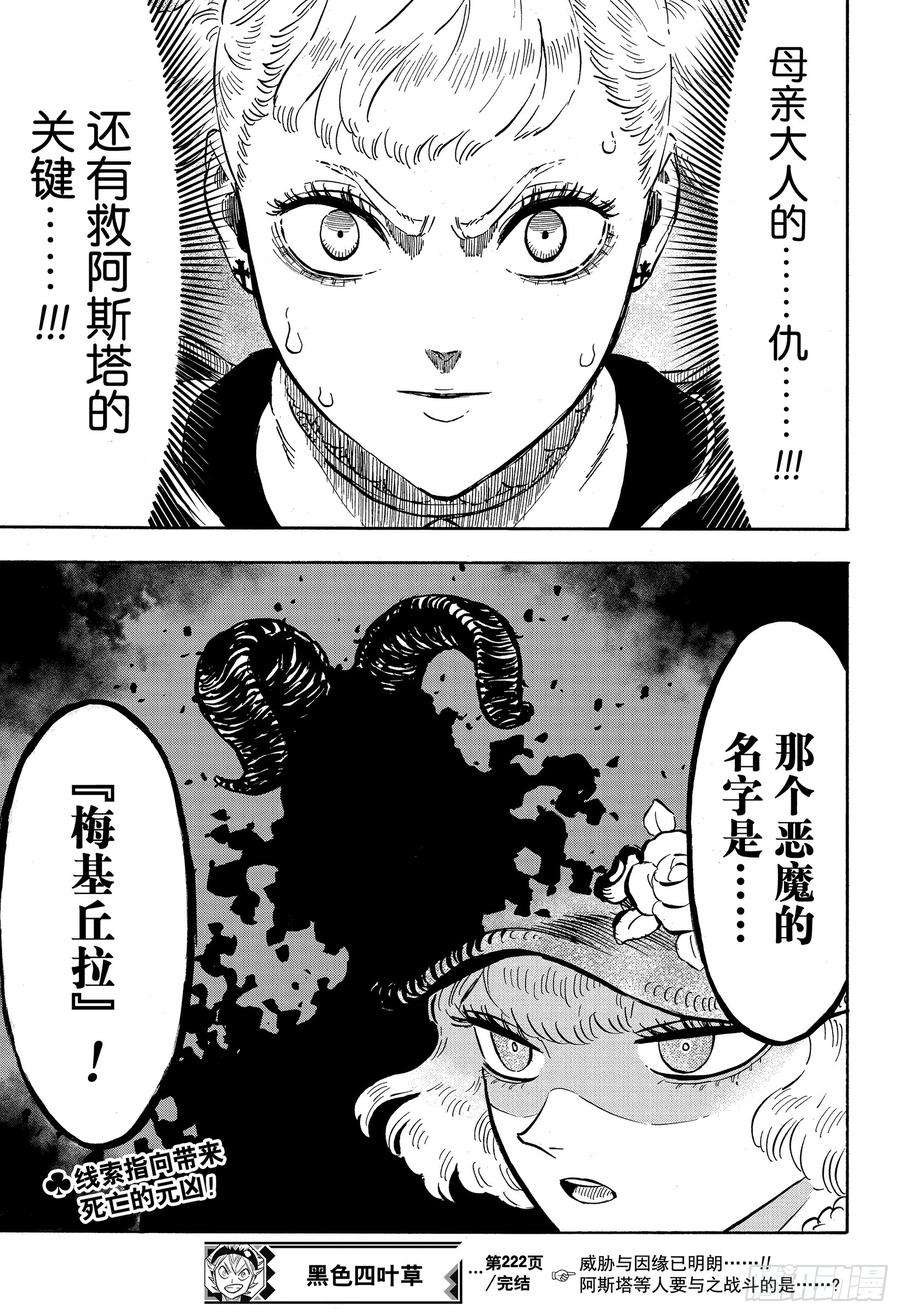 黑色四叶草222话 此事只可在此处说