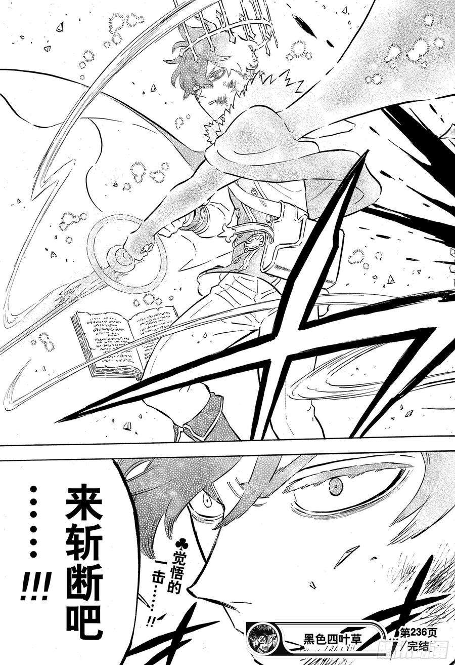 黑色四叶草236话 怎么可能会一样