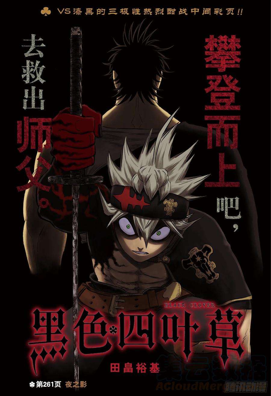 黑色四叶草261话 夜之影