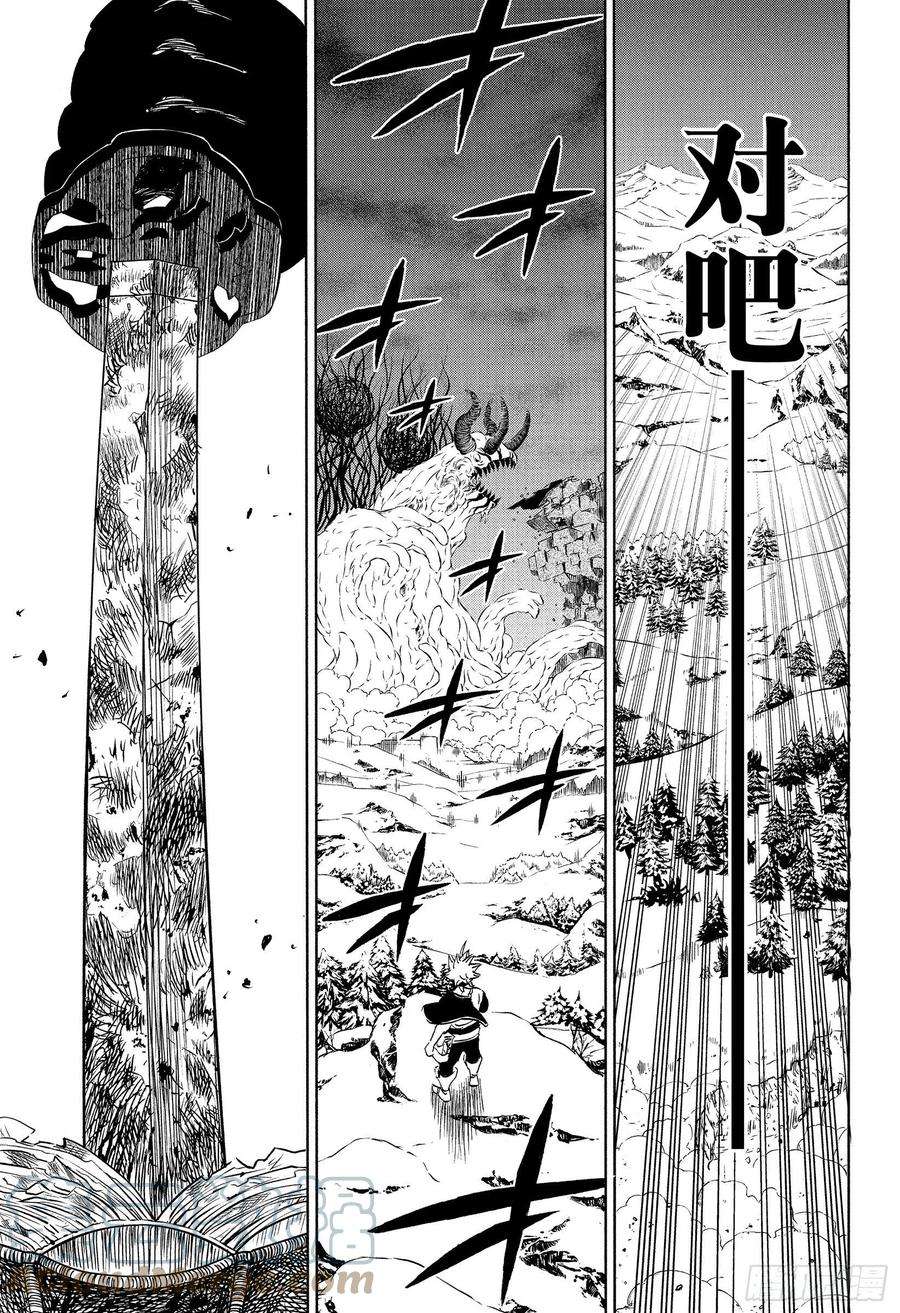 黑色四叶草315话 超巨大决战