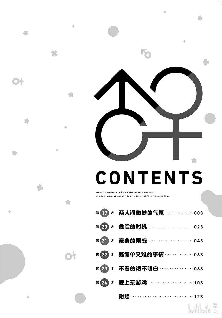我的朋友♂♀可爱到让人困扰！19 两人间微妙的气氛