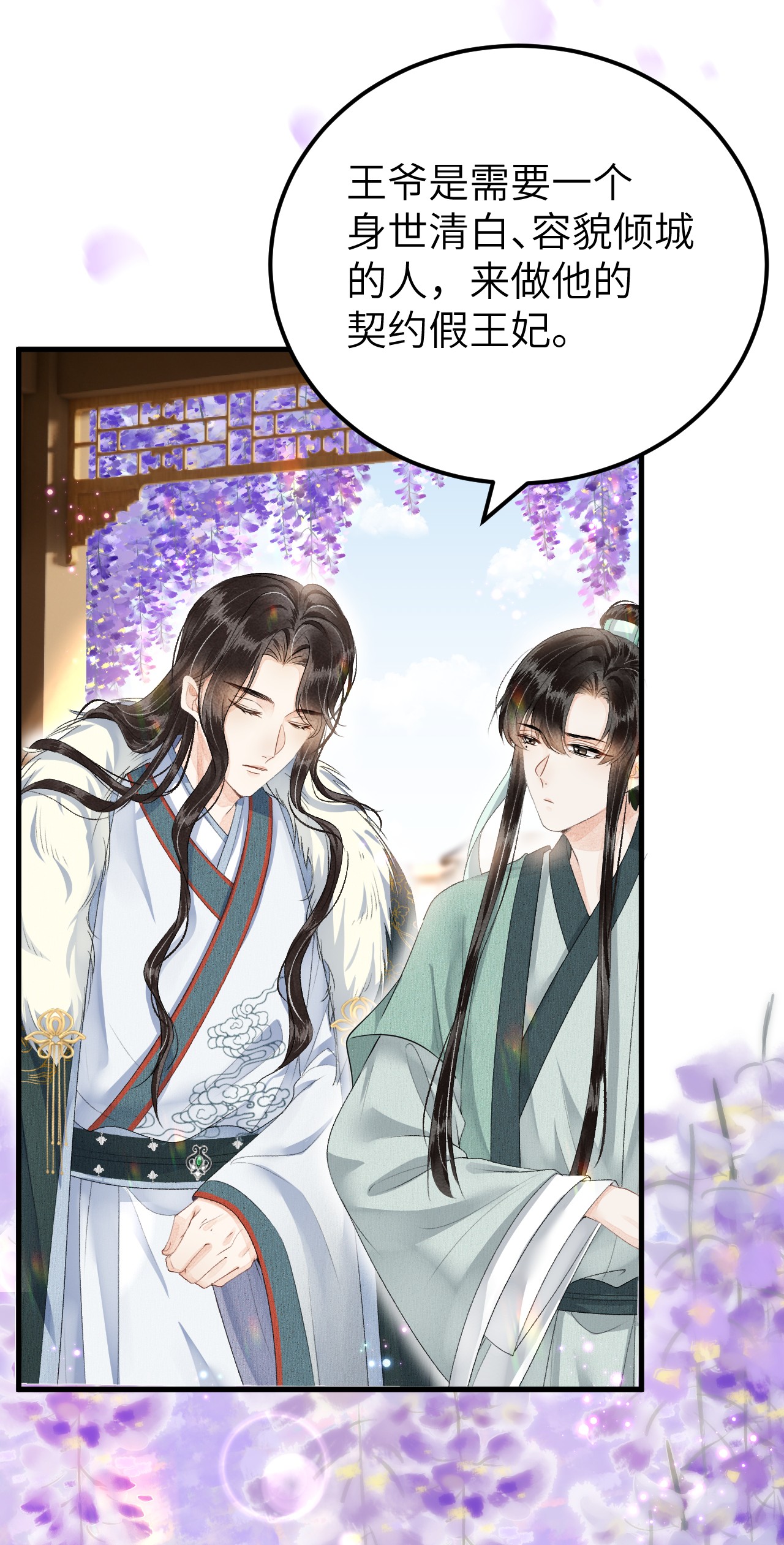 这个王妃性别男017 本王选的是他
