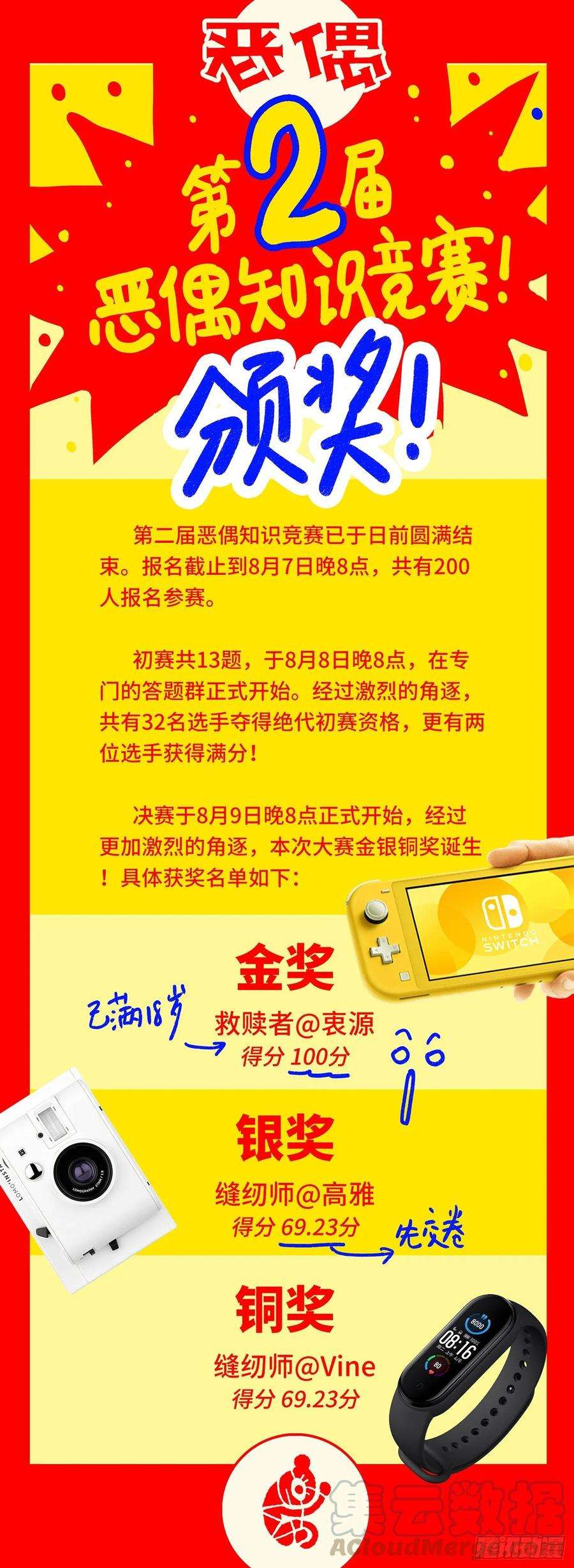 恶偶 (天才玩偶)2届恶偶知识大赛颁奖晚会！