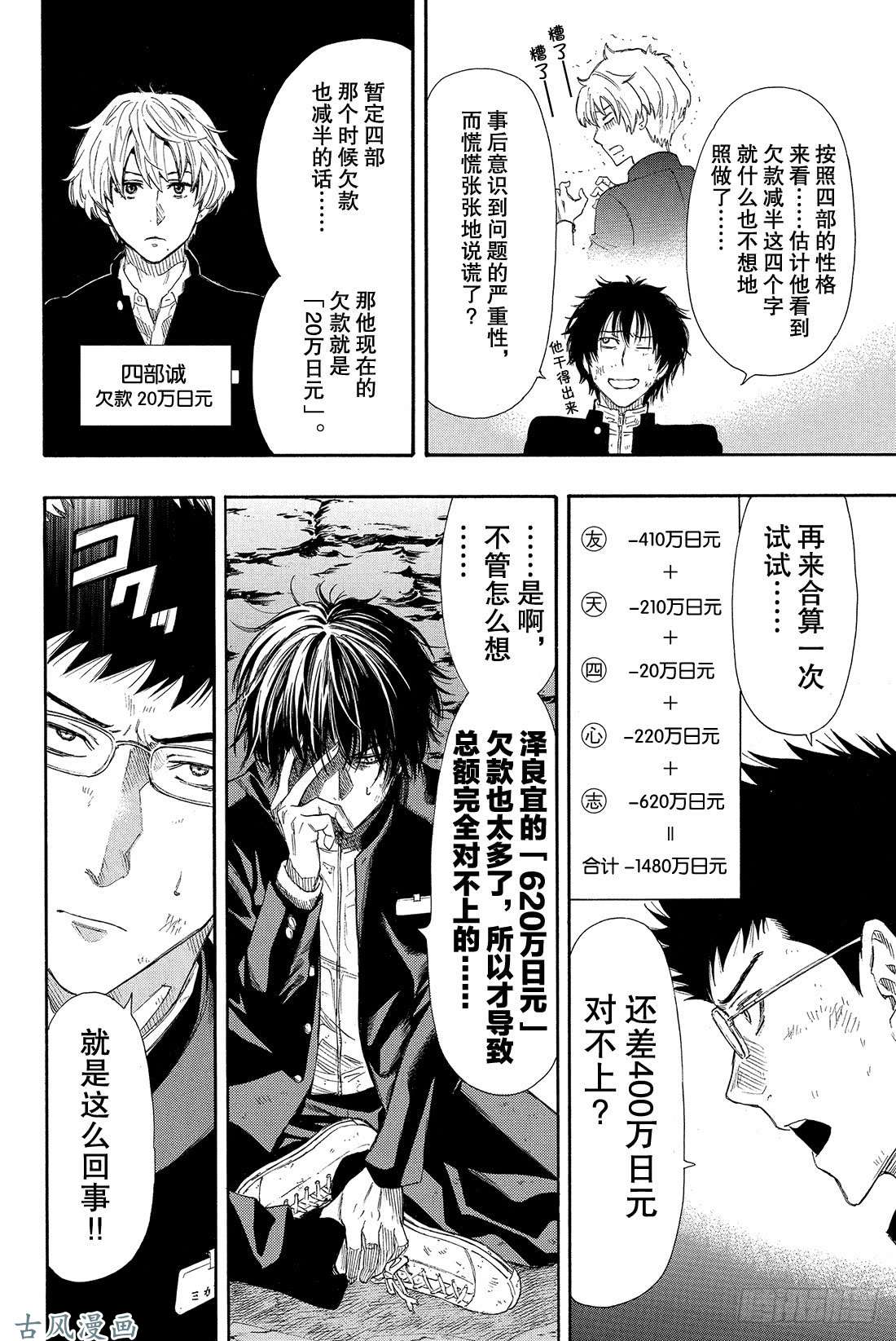 朋友游戏第13话 你们C组现在的欠款总额