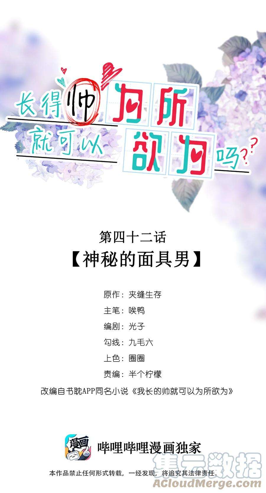 我长得帅就可以为所欲为042 神秘的面具男