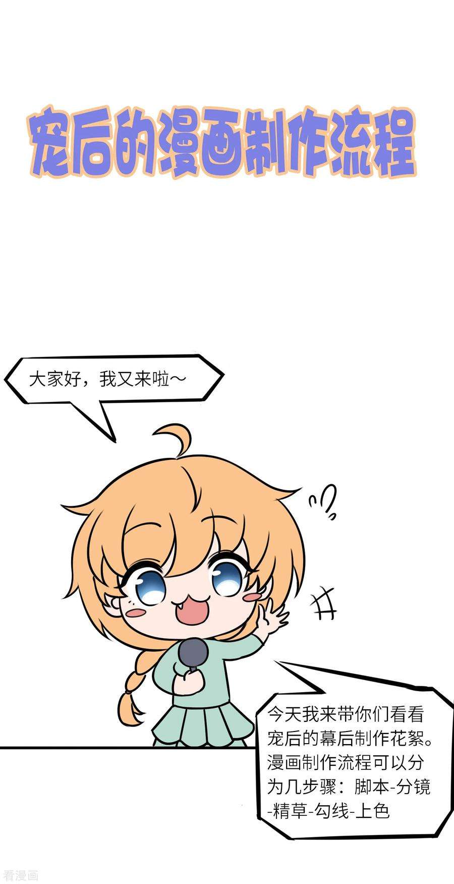 王的第一宠后王的茶话会19 带你了解漫画制作