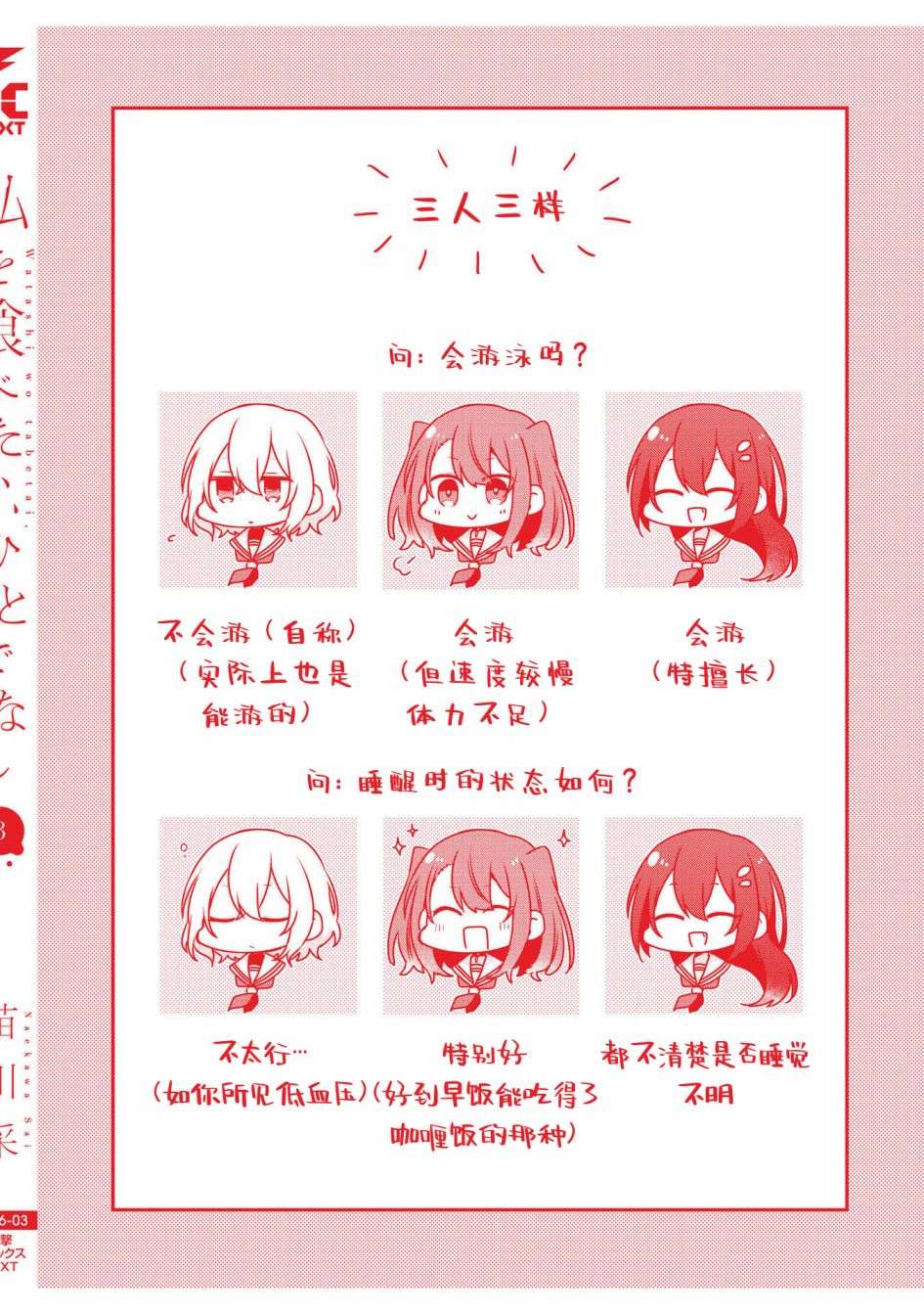 想吃掉我的非人少女3话番外