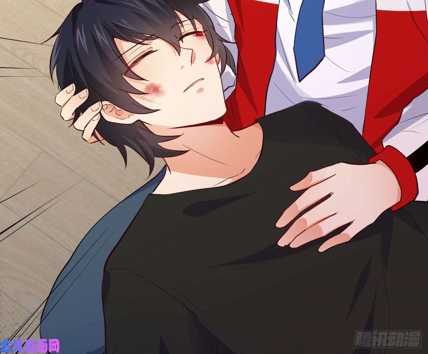 难以启齿的接触第17话：轻轻一下