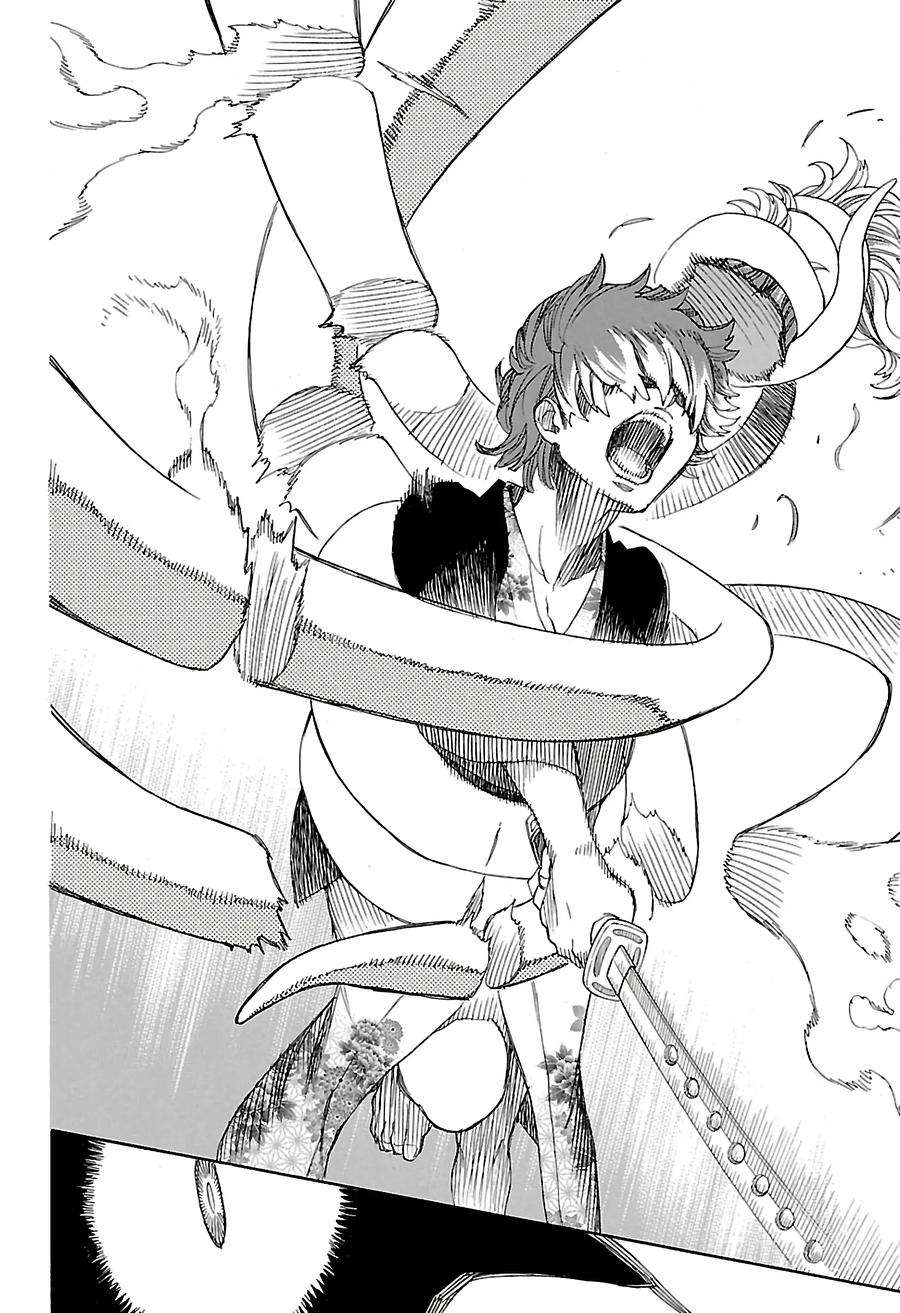 青之驱魔师079 濒临冻死的蛇